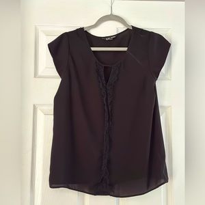 Express dressy black shirt
